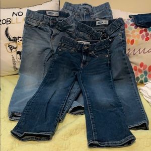 (4) Pairs Boys Old Navy Straight Cut Jeans Size 6